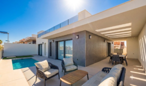 New Modern One Level Villa with Private Pool & Garage in Torrevieja. Ref:ks4943